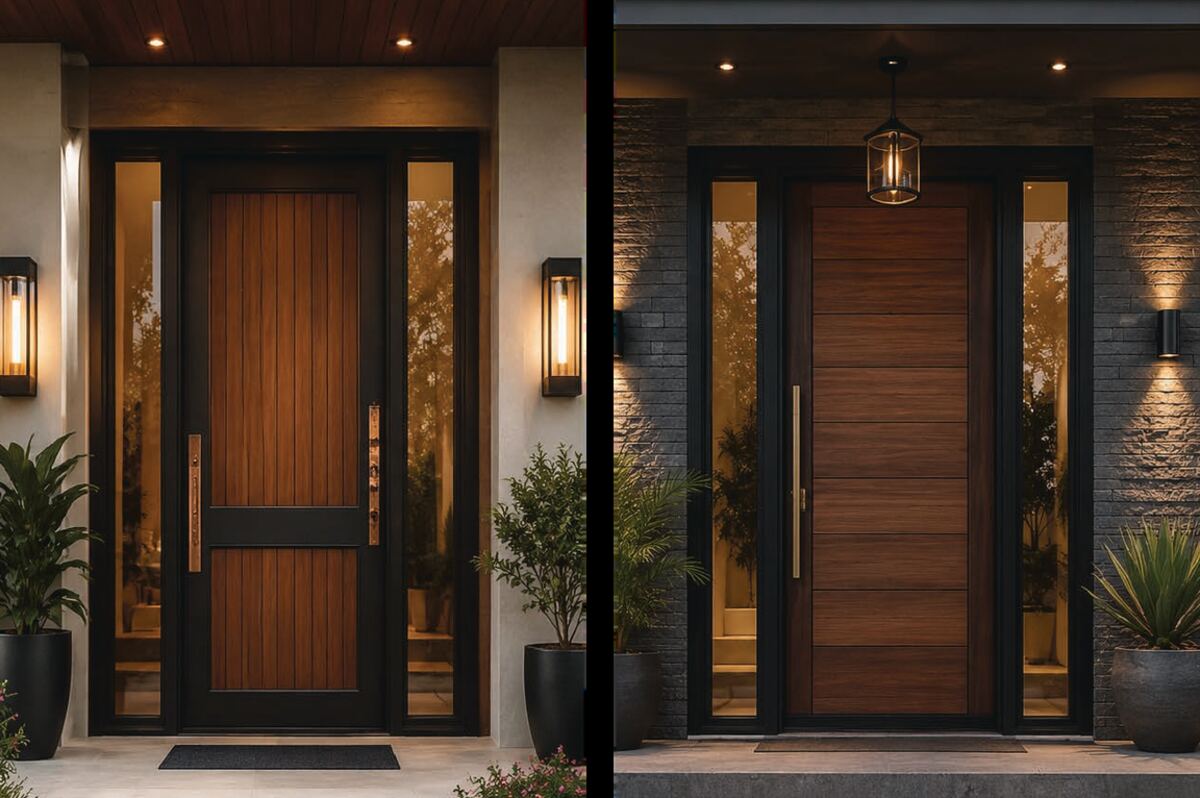 Wooden laminate door