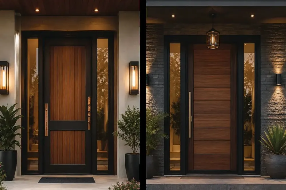 Wooden laminate door