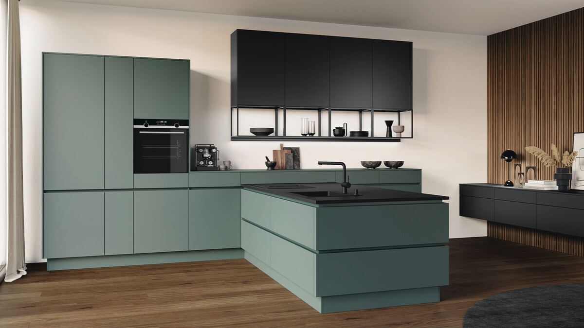 Modular kitchen, acrylic finish